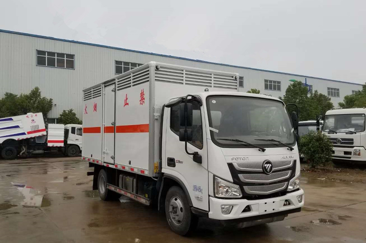 歐馬可4.1米(藍牌)氣體廂式運輸車